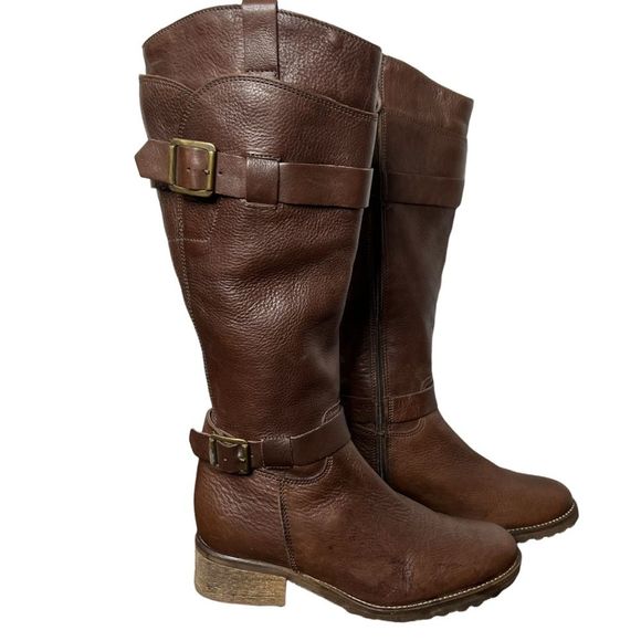 Fabianelli Shoes - Fabianelli Italy brown leather riding equestrian high boots 9